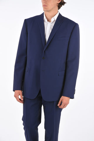 ZZEGNA side vents notch lapel 2-button suit