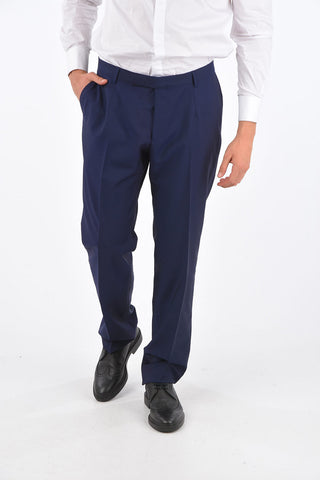 ZZEGNA side vents notch lapel 2-button suit