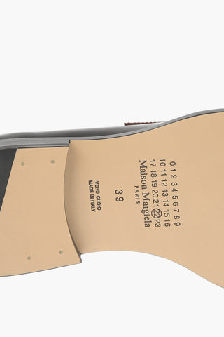 MM22 Mocassini Tabi in Pelle
