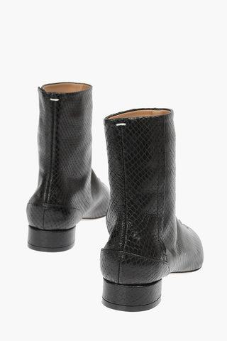 MM22 Cone Heel Leather Boots 2,5cm