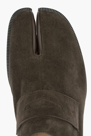 MM22 Mocassini Tabi in Pelle Scamosciata