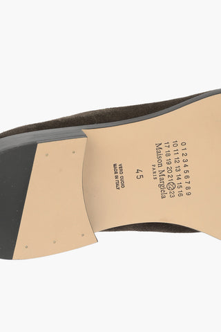MM22 Mocassini Tabi in Pelle Scamosciata