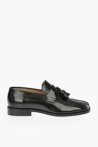 MM22 Leather Tabi Mocassins