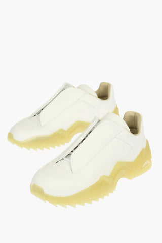 MM22 Leather Sneakers with Hidden Closure