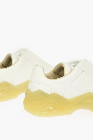 MM22 Leather Sneakers with Hidden Closure