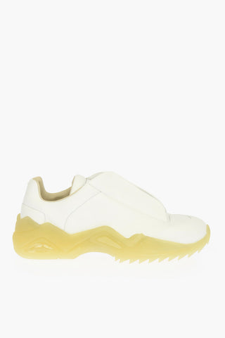 MM22 Leather Sneakers with Hidden Closure