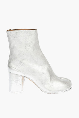 MM22 Patent Leather Tabi Boots 8cm