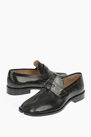 MM22 Leather Tabi Mocassins