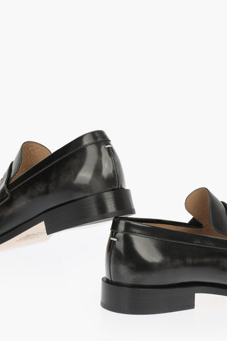 MM22 Leather Tabi Mocassins
