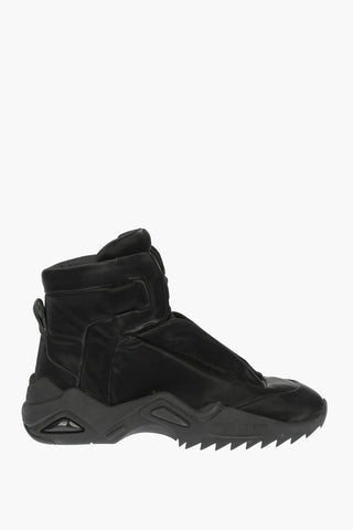 MM22 Faux Leather High Sneakers