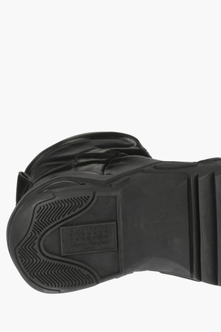 MM22 Faux Leather High Sneakers