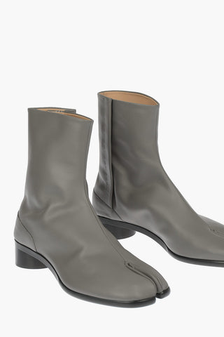 MM22 Cone Heel Leather Boots 2,5cm