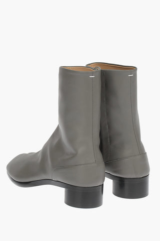 MM22 Cone Heel Leather Boots 2,5cm
