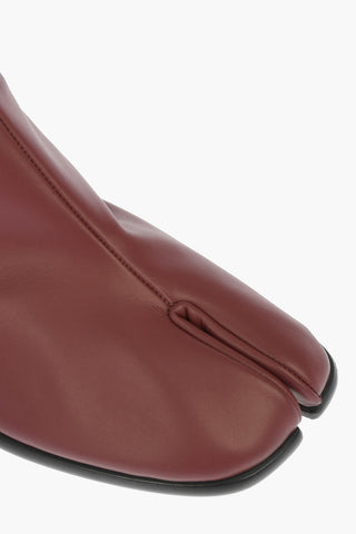 MM22 Leather Tabi Boots 6cm
