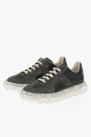 MM22 leather sneakers with air bubble sole