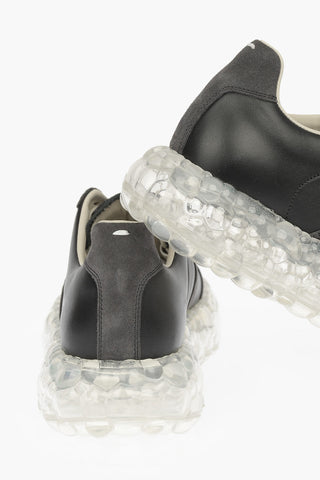 MM22 leather sneakers with air bubble sole