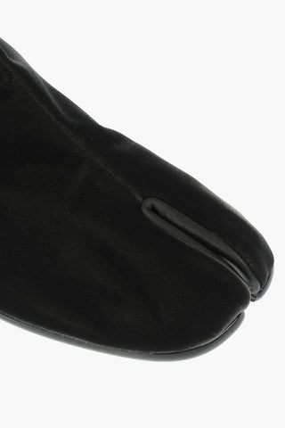 MM22 Velvet Tabi Boots 3cm