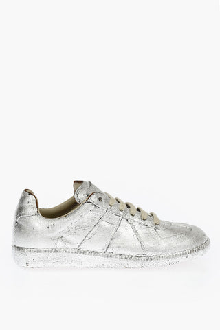 MM22 Patent Leather Low Sneakers 