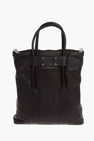 MM11 textured leather Tote bag