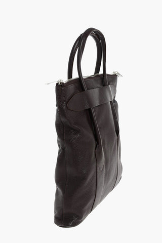 MM11 textured leather Tote bag