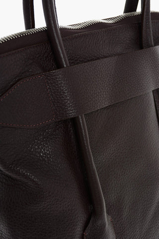 MM11 textured leather Tote bag
