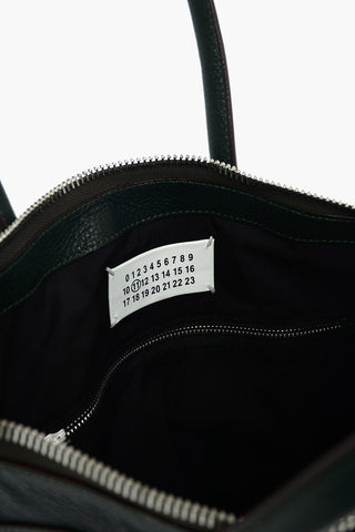 MM11 Textured Leather Tote Bag