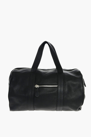 MM11 textured leather Weekend bag