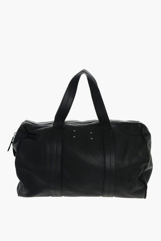 MM11 textured leather Weekend bag