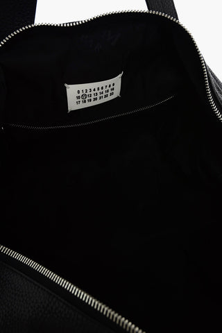 MM11 textured leather Weekend bag