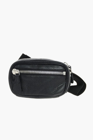 MM11 textured leather bum bag