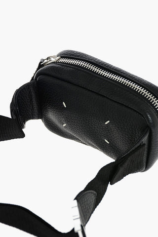 MM11 textured leather bum bag