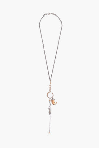 MM11 silver pendant necklace