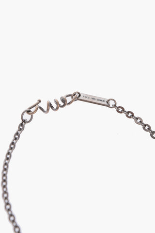 MM11 silver pendant necklace