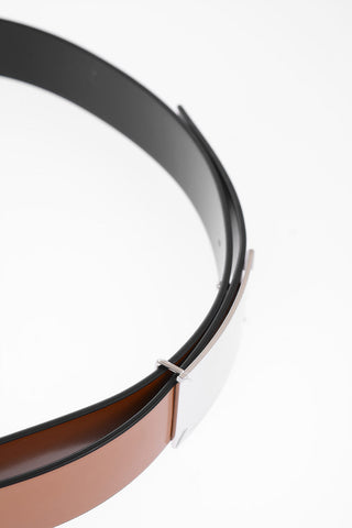 MM11 35mm leather reversible belt
