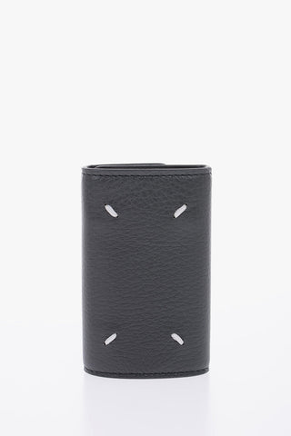 MM11 textured leather keyring