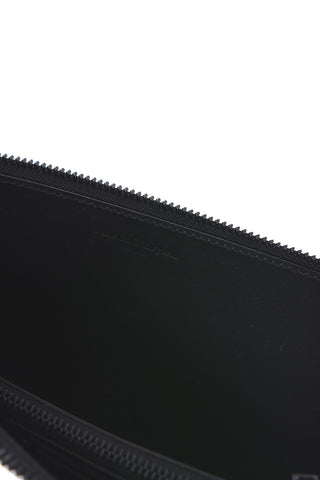 MM11 leather wallet with zip closure