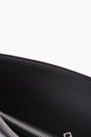 MM11 leather wallet with zip closure