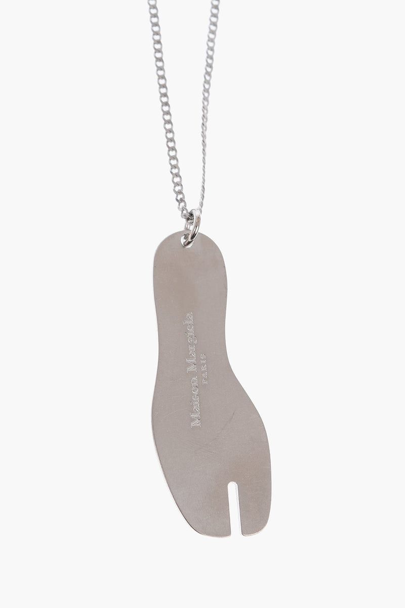 Maison Margiela – MM11 silver tabi necklace – Men – Glamood Outlet