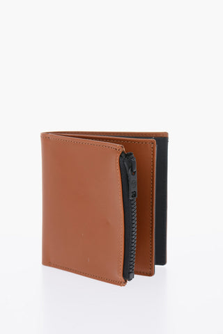 MM11 Leather wallet with zip closure