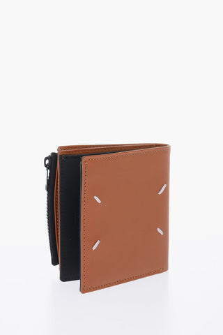 MM11 Leather wallet with zip closure