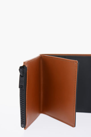 MM11 Leather wallet with zip closure