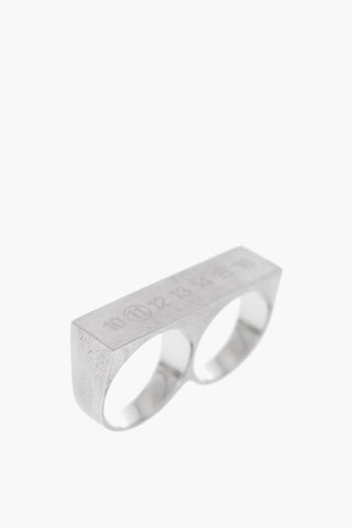 MM11 silver double ring