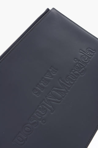 MM11 Leather maxi wallet with zip closure