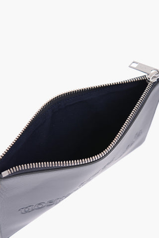 MM11 Leather maxi wallet with zip closure