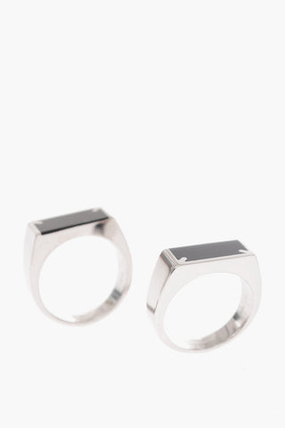 MM11 silver 2 rings set