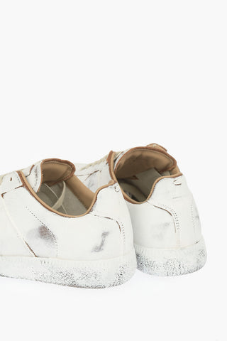 MM22 Patent Leather Low Sneakers