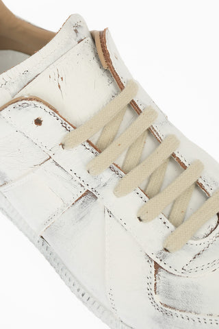 MM22 Patent Leather Low Sneakers