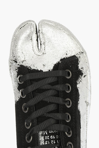 MM22 Patent Canvas Low Sneakers