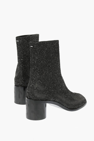 MM22 Glittered Tabi Boots