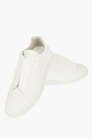 MM22 Sneakers Basse in Pelle con Lacci Nascosti